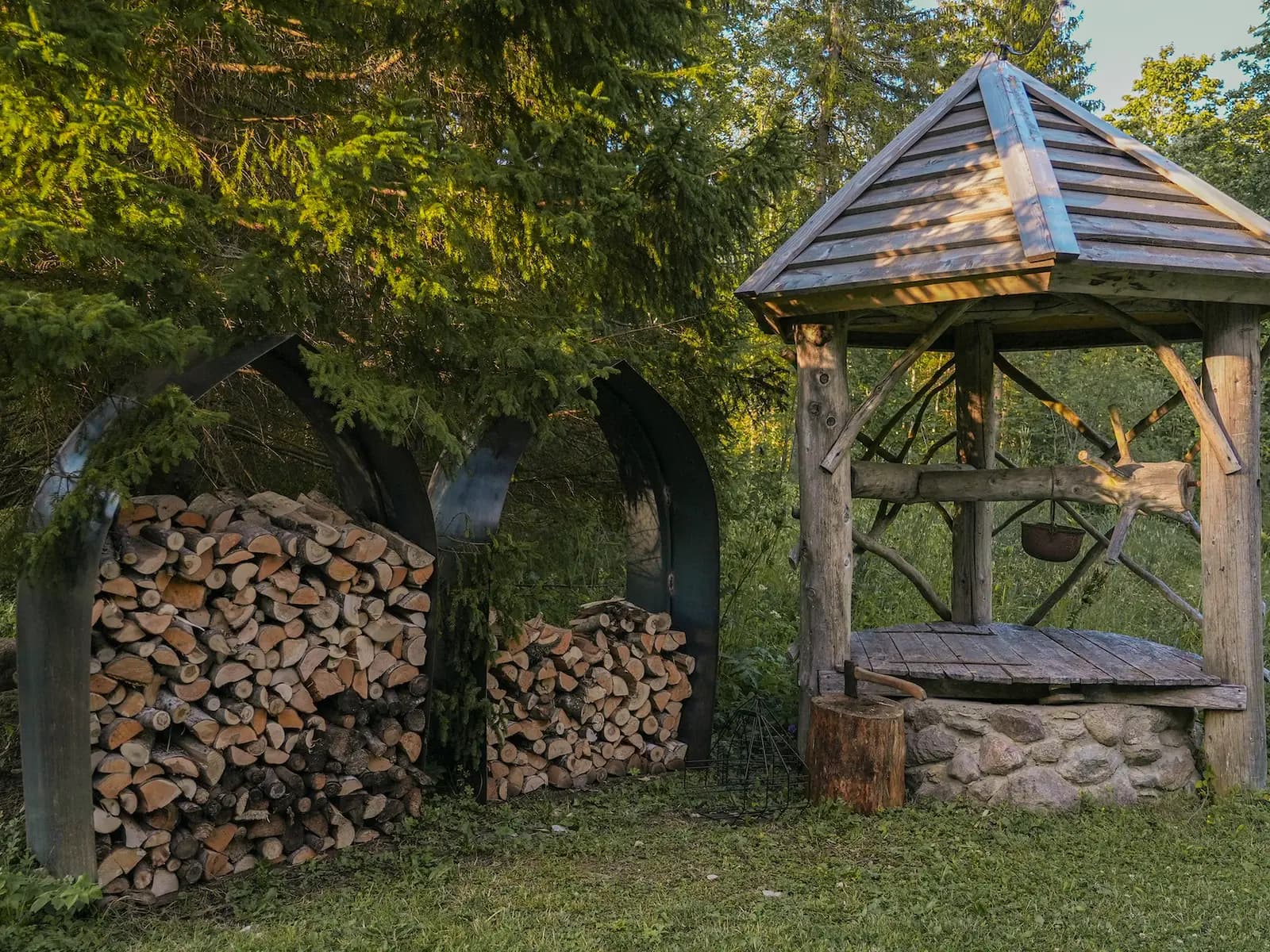 Firewood waiting